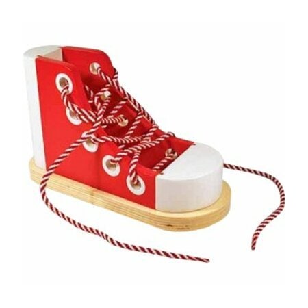 Melissa & Doug Wooden Lacing Shoe 3018